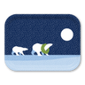 Arctic Antics Polar Bear Medium Wooden Tray