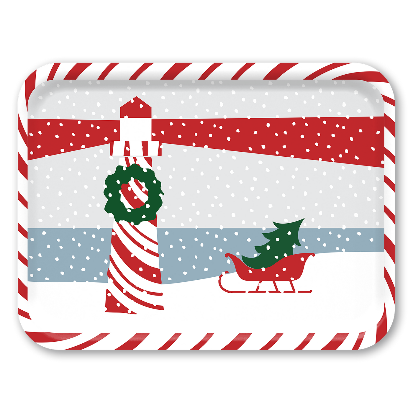 Christmas Island Large Wooden Tray