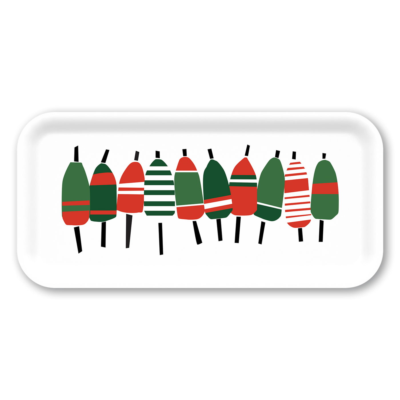 Holiday Buoyline Small Wooden Tray