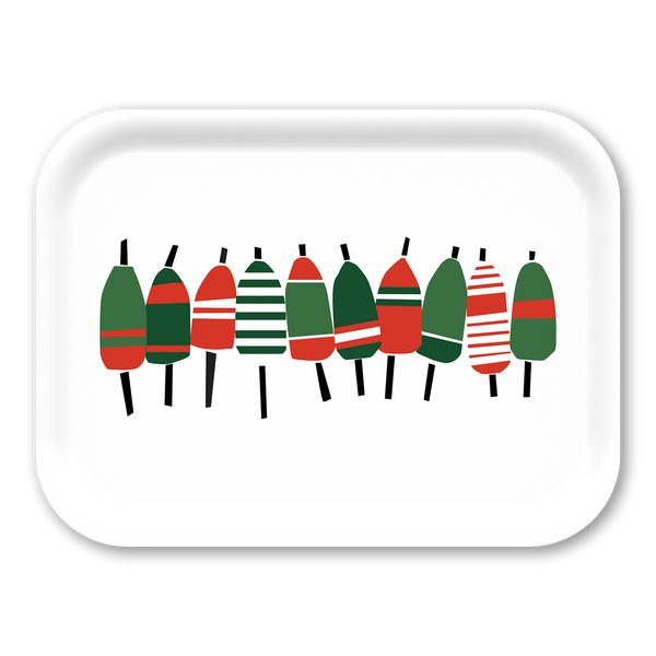 Holiday Buoyline Medium Wooden Tray