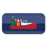 Santa on a Boat Small Wooden Tray