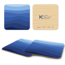 Ombre Sea Wooden Coasters