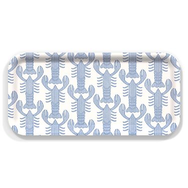Seersucker Lobster Wooden Trays