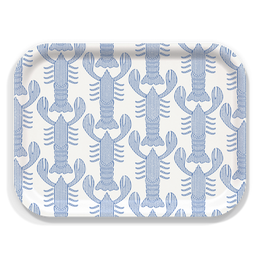 Seersucker Lobster Wooden Trays