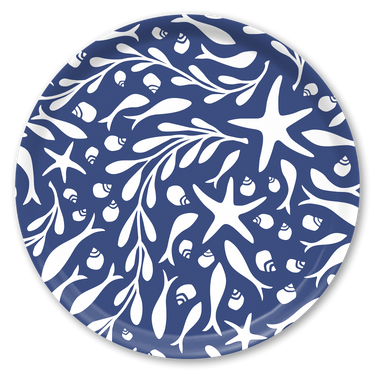 Tidepool - Blue Wooden Trays