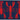 Lobster Knit Wide Wrap in Red & Navy