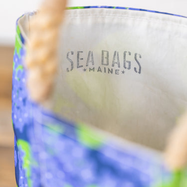 Blue Hydrangea Medium Tote by Sea Bags