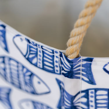Indigo Fish Medium Tote by Sea Bags