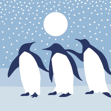 Arctic Antics Penguin Vinyl Placemat