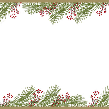 Winterberry Pine Vinyl Placemat