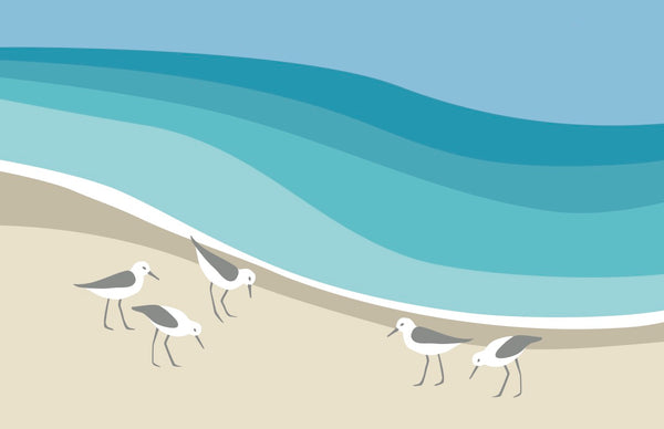 Sandpiper NEW Vinyl Placemat