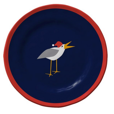 Caroling Seagulls Appetizer Plate