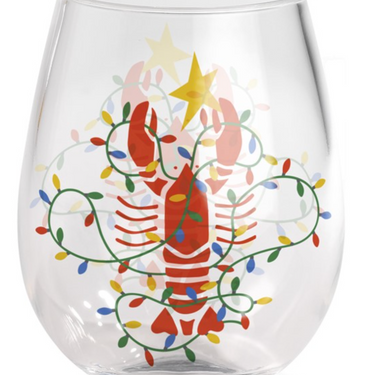 Acrylic Wine Tumbler - Lobster Lights