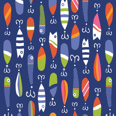 Lures Vinyl Placemat