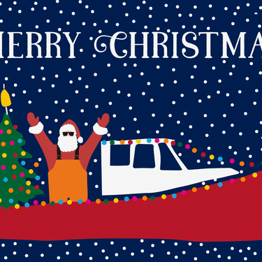 Merry Christmas Prelude Vinyl Placemat