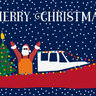 Merry Christmas Prelude Vinyl Placemat