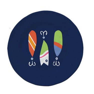 Lures Melamine Dinnerware NEW