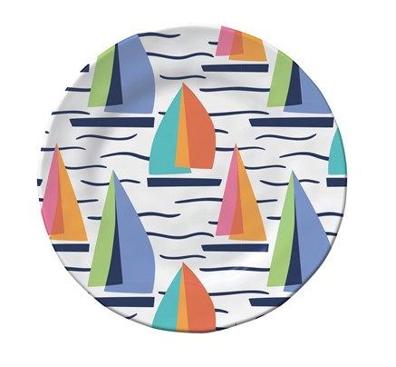 Full Sail Melamine Dinnerware NEW