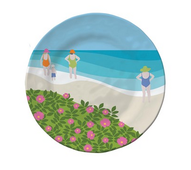 Beach Day Melamine Dinnerware NEW