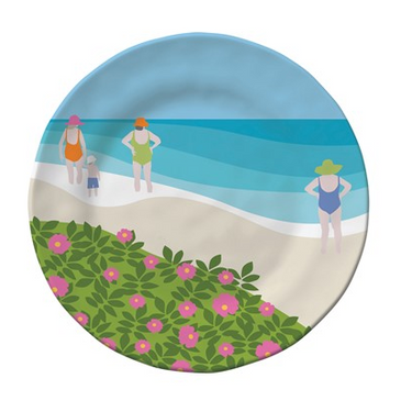 Beach Day Melamine Dinnerware NEW