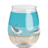 Acrylic Wine Tumbler - Sandpipers