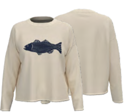 Striper Boxy Sweater Adult