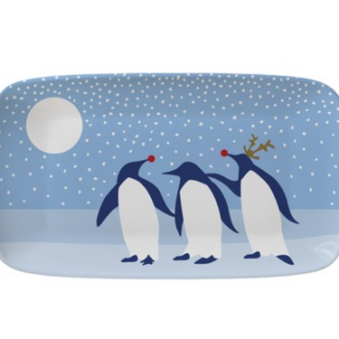 Arctic Antics Penguins Melamine Serveware