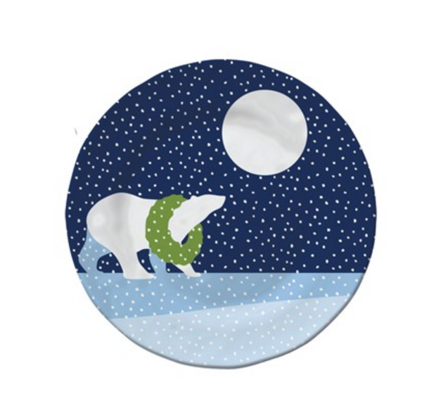 Arctic Antics Polar Bears Melamine Servewear