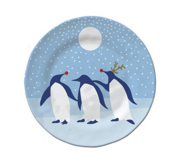 Arctic Antics Penguins Melamine Serveware