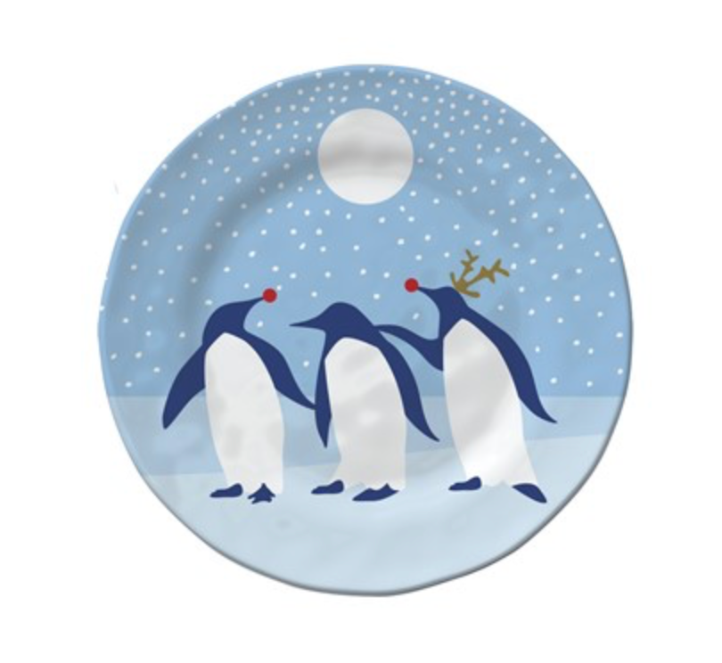Arctic Antics Penguins Melamine Serveware