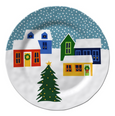 Holiday Village Melamine Dinnerware NEW