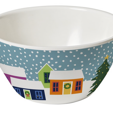Holiday Village Melamine Dinnerware NEW