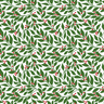 Green Leaf & Berry Wrapping Paper by Kate Nelligan