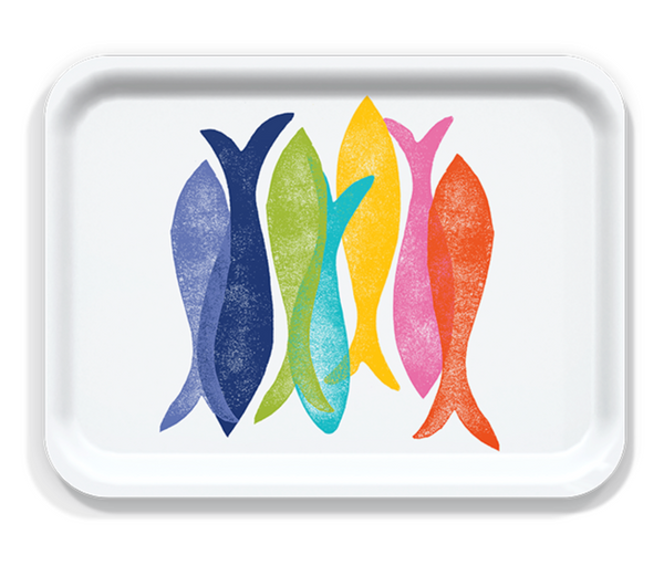 Fiesta Fish Large Wooden Tray