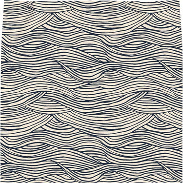 Waves Knit Throw Blanket