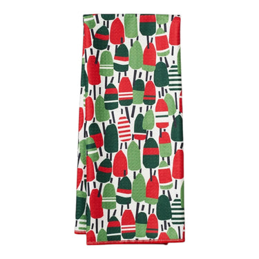 Holiday Truck & Buoys  REcycled REusable Kitchen Towels