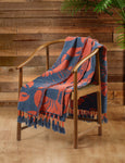 Lobster Fringe Throw Blanket