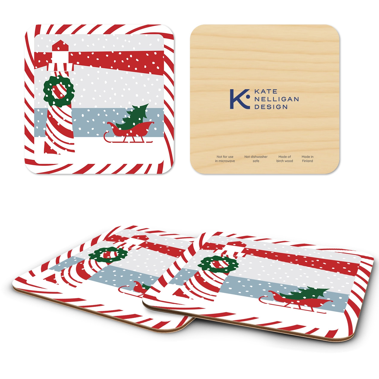 Christmas Island Wooden Coasters
