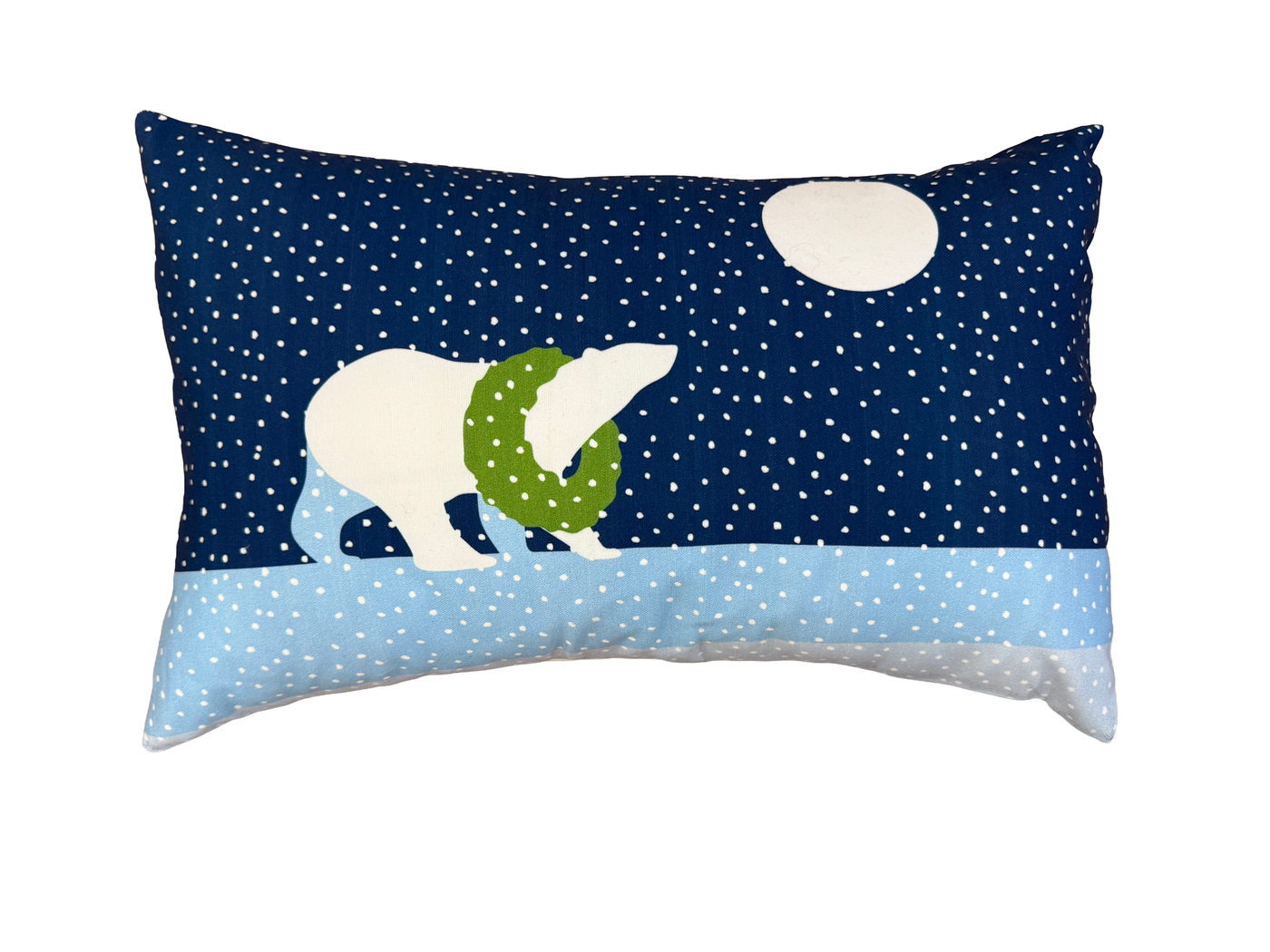 Arctic Antics Polar Bear Lumbar Pillow