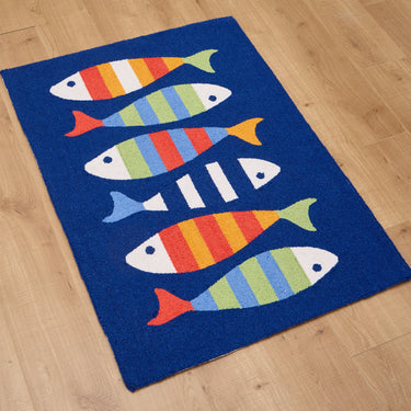 Fish Friends Hook Rug