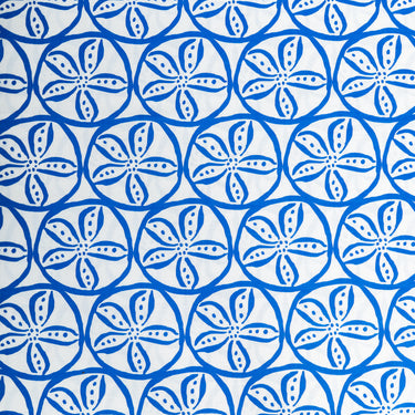 Blue Sand Dollar Cotton Fabric by the Yard