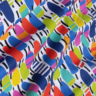 Buoys Small Cotton Fabric By The Yard