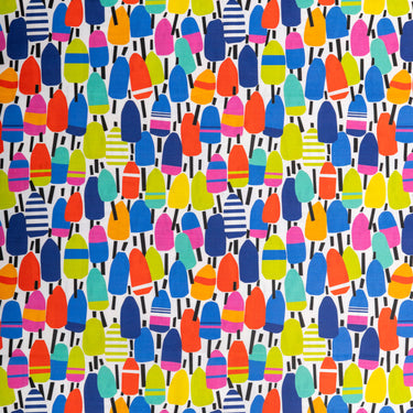 Buoys Small Cotton Fabric By The Yard