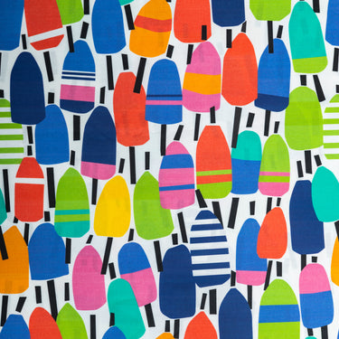 Buoys Large Cotton Fabric By The Yard