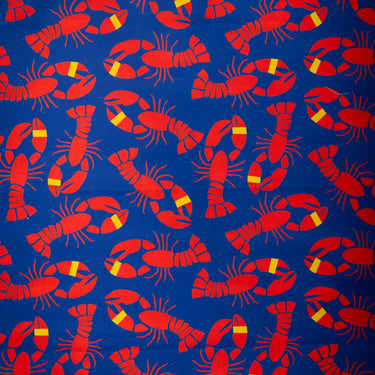 Lobster Bake Cotton Fabric By The Yard