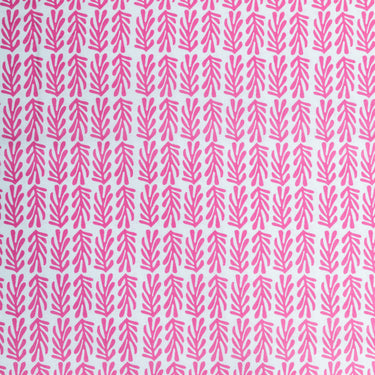 Pink Matisse Weed Cotton Fabric By The Yard