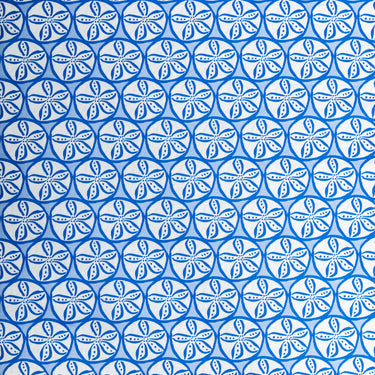 Periwinkle Sand Dolllars Cotton Fabric By The Yard