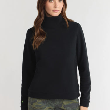 Park Slope Turtleneck in Vello Fleece by Dudley Stephens