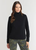 Park Slope Turtleneck in Vello Fleece by Dudley Stephens