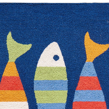 Fish Friends Hook Rug